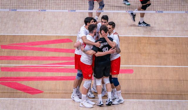 A Milli Erkek Voleybol Takımı, Milletler Ligi'ndeki ilk galibiyetini aldı