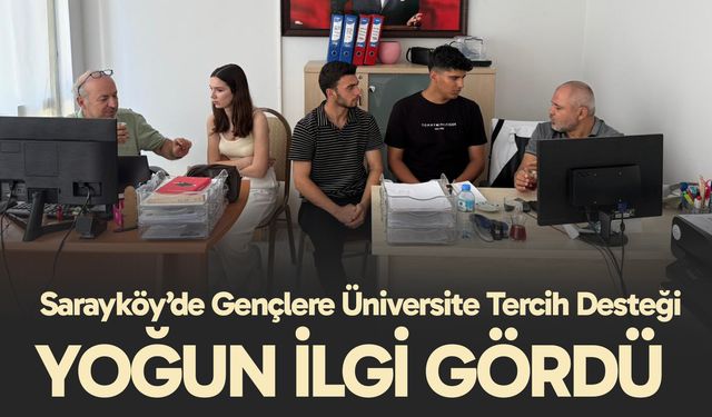 Sarayköy’de Gençlere Üniversite Tercih Desteği: Yoğun İlgi Gördü