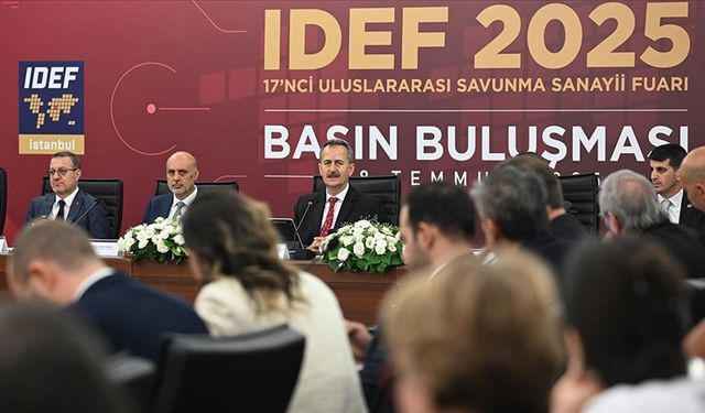 IDEF 2025'in basın tanıtımı yapıldı