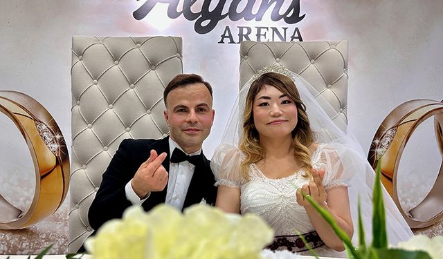 Japon geline Türk usulü düğün