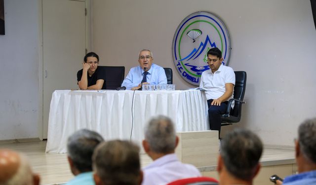 Başkan Arslan muhtarlarla görüştü