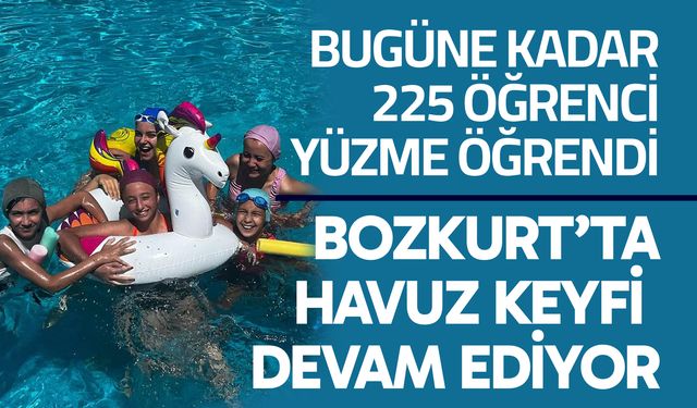 Bozkurt Belediyesi’nde Havuz Keyfi Devam Ediyor