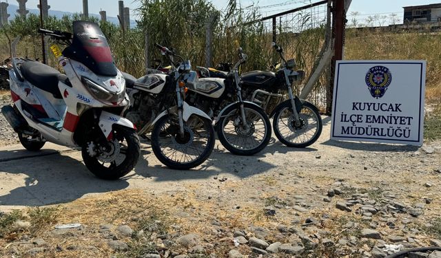 Motosiklet hırsızları tutuklandı