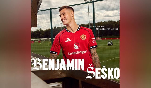 Manchester United, Benjamin Sesko’yu kadrosuna kattı