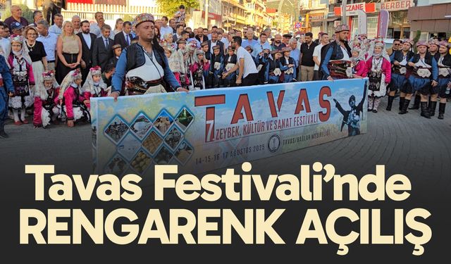 Tavas Festivali Kortej Yürüyüşü ile Başladı