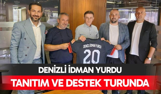 Denizli İdman Yurdu tanıtım ve destek turunda