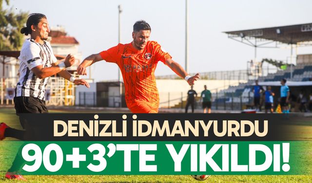 Denizli İdmanyurdu 90+3'te yıkıldı