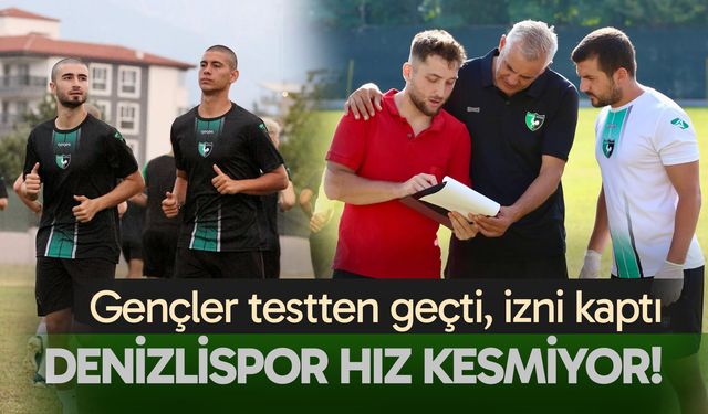 Denizlispor hız kesmiyor!