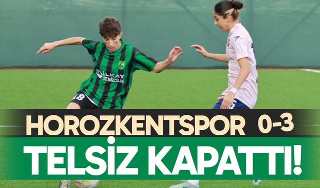 Horozkentspor, Telsizspor’u rahat geçti! 0-3