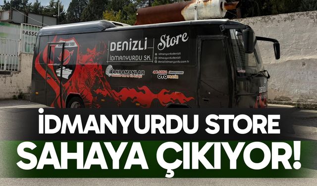Denizli İdmanyurdu’nun gezici store aracı yollara çıkıyor
