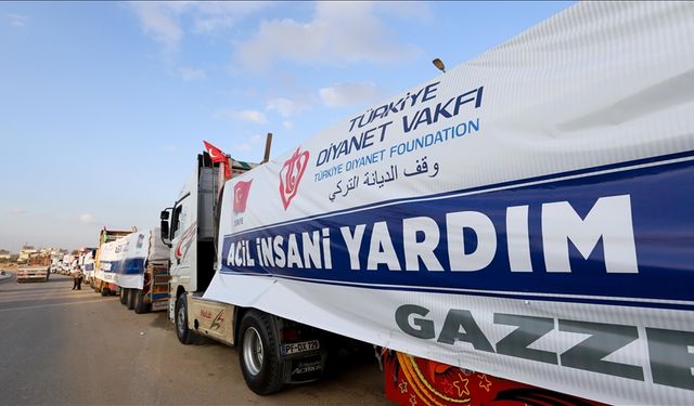 TDV, Gazze için Mısır'ın Ariş kentine 20 tır insani yardım gönderdi