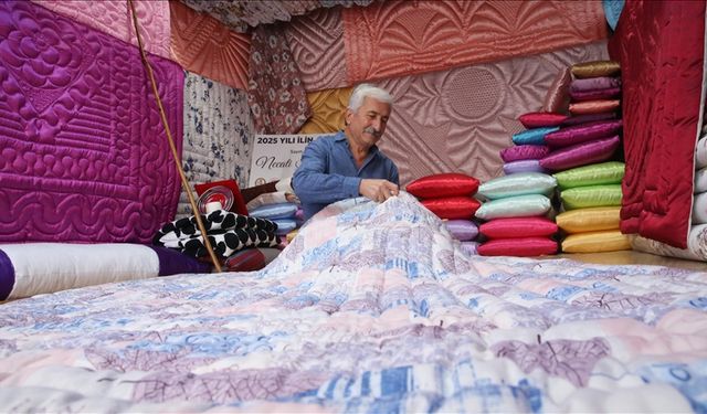 Yılın ahisi seçilen Necati Turhal, 56 yıldır yorgancılığı sevgiyle yapıyor