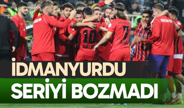 İdmanyurdu seriyi bozmadı