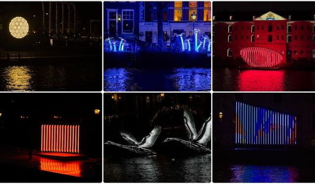 "Amsterdam Işık Festivali" başladı