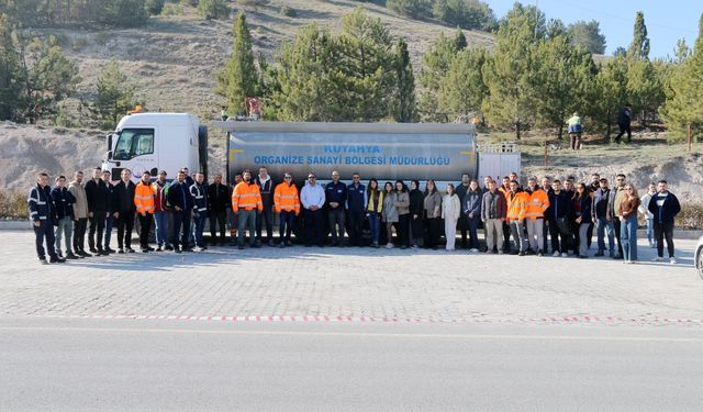 Kütahya OSB'nin geleneksel fidan dikim etkinliği yoğun katılımla gerçekleşti