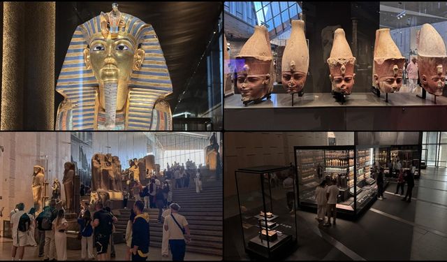 Büyük Mısır Müzesi ziyaretçi akınına uğruyor