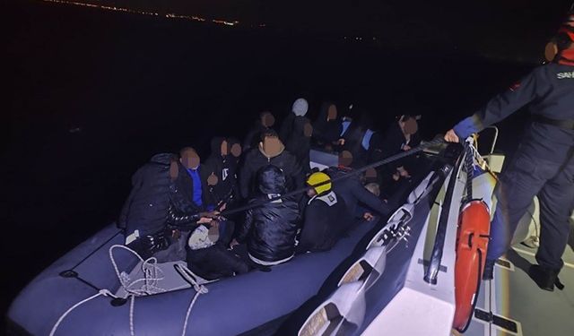 31 düzensiz göçmen kurtarıldı