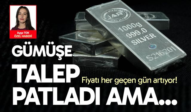 Gümüşe talep patladı ama…