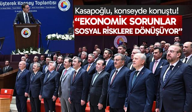 Başkan Kasapoğlu; “Ekonomik sorunlar sosyal risklere dönüşüyor”