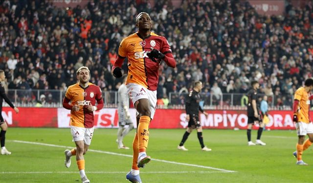 Lider Galatasaray, Süper Lig'de yarın Samsunspor'u ağırlayacak
