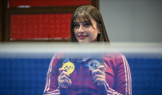 Para masa tenisçi İrem Oluk, gözünü olimpiyatlara çevirdi