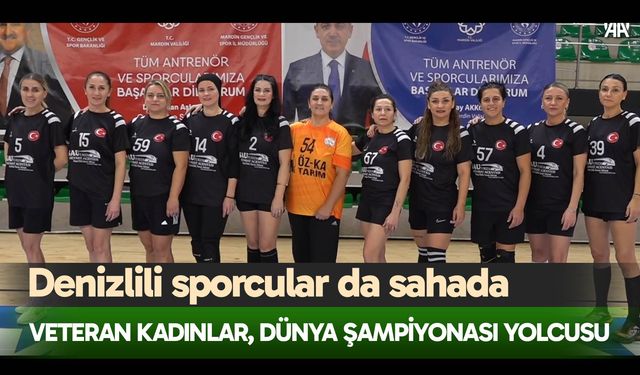 Veteran kadın hentbolcular, hemcinslerine örnek olmak için sahada ter döküyor