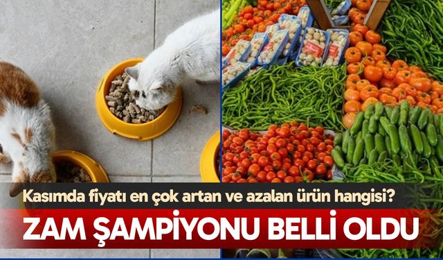 Kasım ayı zam şampiyonu belli oldu