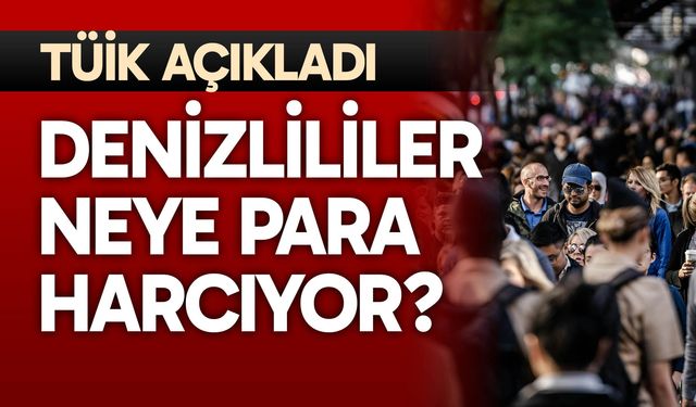 Denizlililer neye para harcıyor?