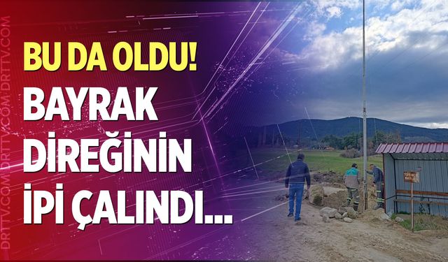 Denizli Buldan'da bayrak direğinin ipini çaldılar!