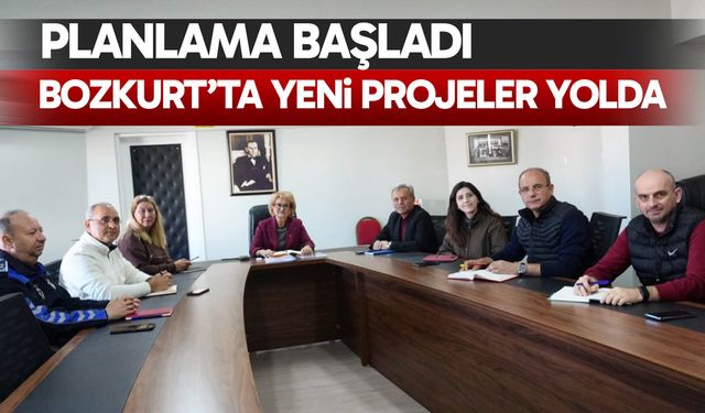 Bozkurt’ta yeni projeler yolda