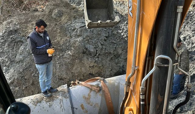 Çameli’de alt yapı çalışmaları hız kesmeden sürüyor