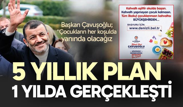Çavuşoğlu’ndan rekor: 5 yıllık plan 1 yılda gerçekleşti