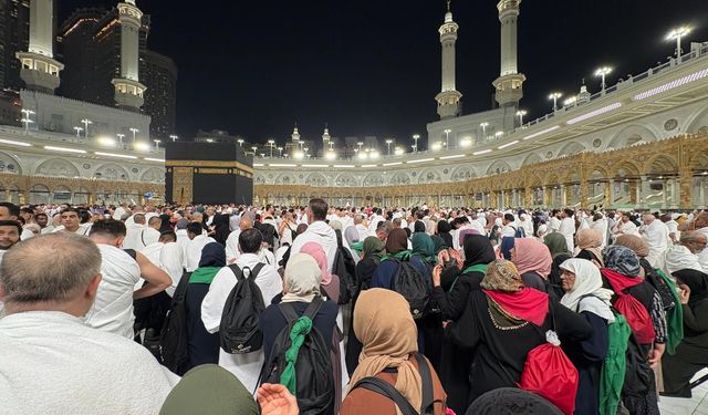 Kabe'de tarihi yoğunluk
