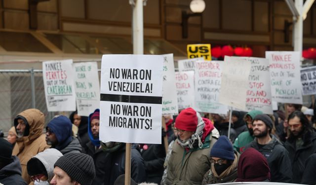 New York'ta binlerce kişi Venezuela için yürüdü