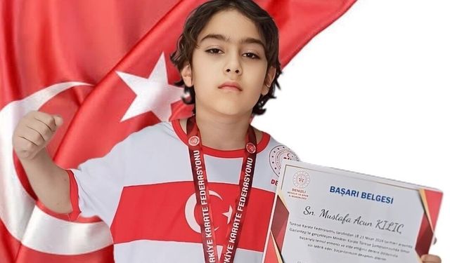 Denizlili sporcudan gururlandıran başarı