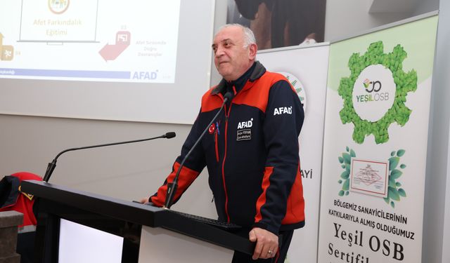 Denizli OSB’de sivil savunma ve afet eğitimleri düzenlendi