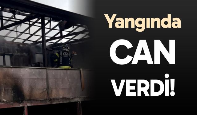 Denizli Tavas'ta ev yangını! Yaşlı kadın yangında öldü...