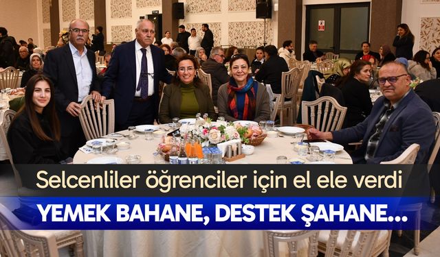 Selcenliler öğrenciler için el ele verdi