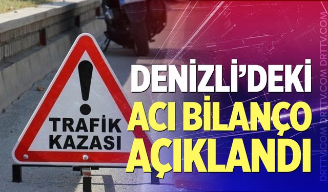 Denizli’deki acı bilanço açıklandı