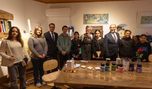 Datça’da öğrenciler sanata doydu