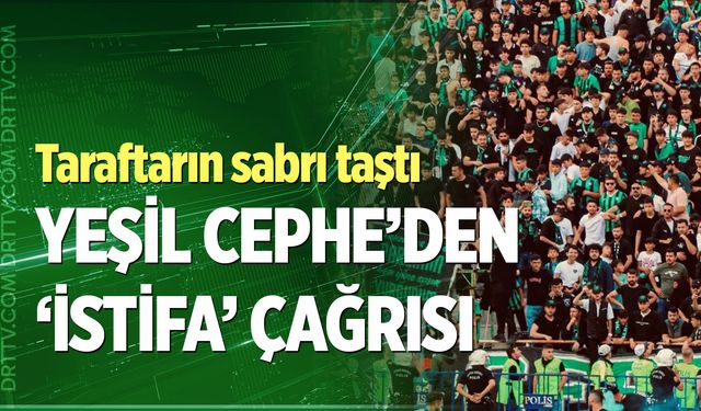 Yeşil Cephe’den Denizlispor yönetimine istifa çağrısı!