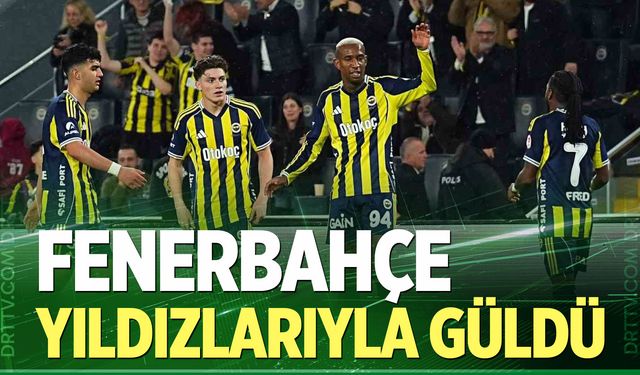 Fenerbahçe yıldızlarıyla güldü
