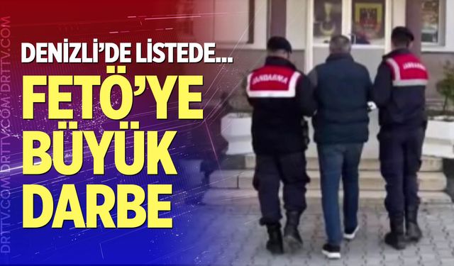 Denizli’de FETÖ’nün güncel yapılanmasına darbe