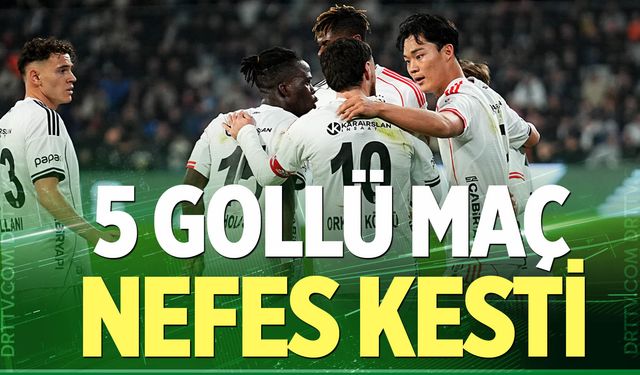 Beşiktaş uzatmalarda güldü