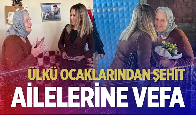 Ülkü Ocakları’ndan şehit ailelerine vefa