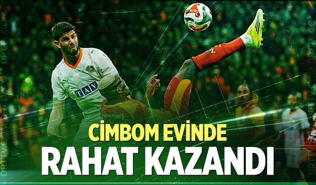 Galatasaray evinde rahat kazandı! Galatasaray: 3 - Corendon Alanyaspor: 1