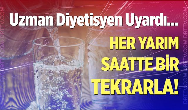 Ramazan ayında su tüketimi ve sakin yeme uyarısı!