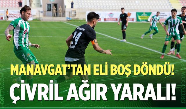 Yeşil Çivril Belediyespor, Manavgat’tan eli boş döndü!