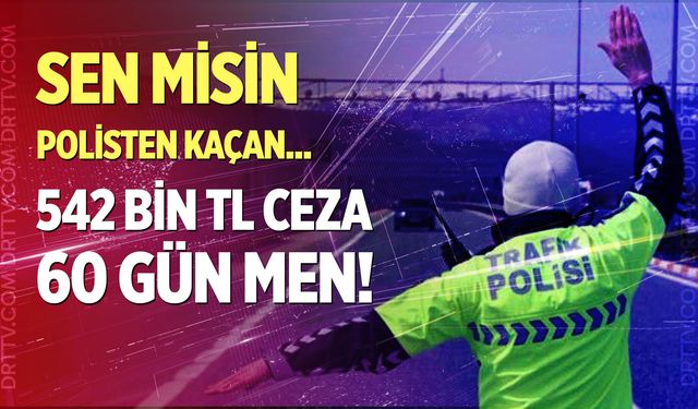 Denizli Buldan'da polisin "dur" ihtarını uymayan ehliyetsiz sürücüye rekor ceza!