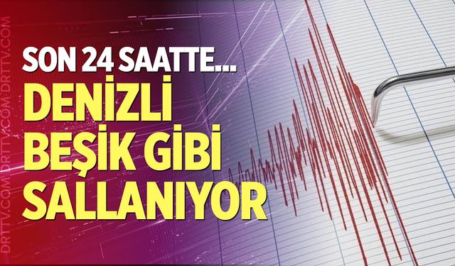 Denizli beşik gibi saallanıyor